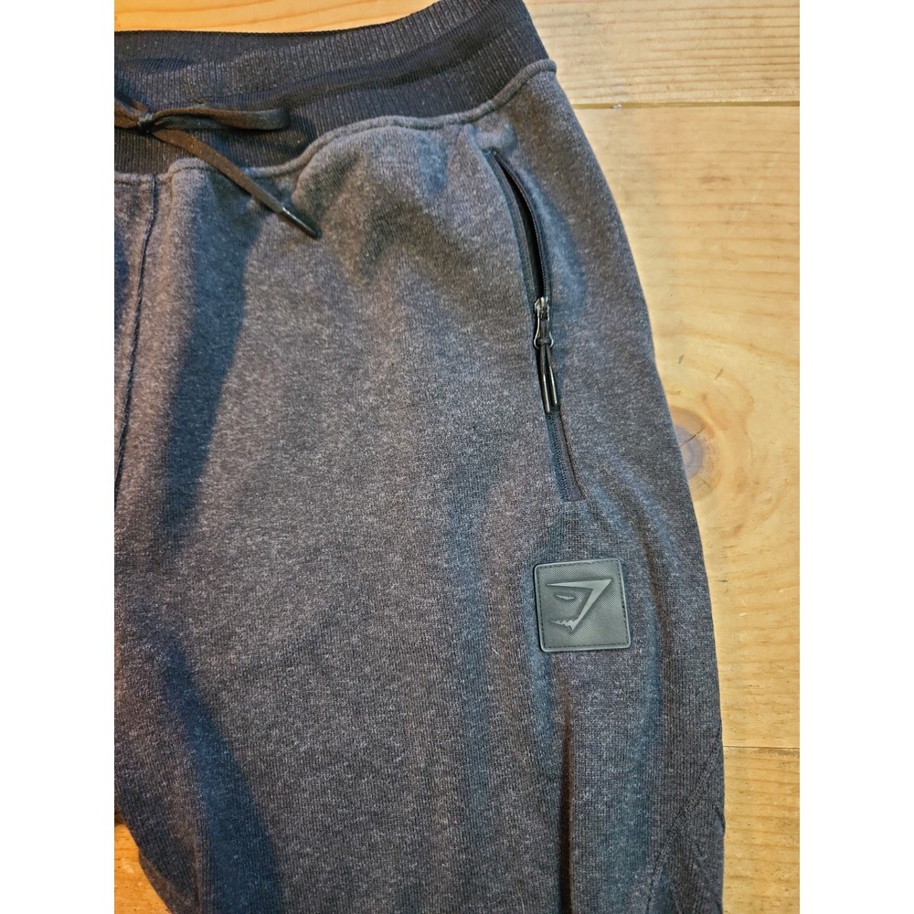 Gymshark Knit Joggers, Mens Sz S. Grey Cotton/Poly. Good
